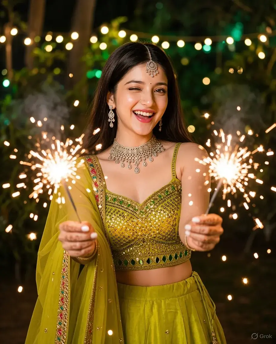 Diwali Sparkle Queen AI Prompt